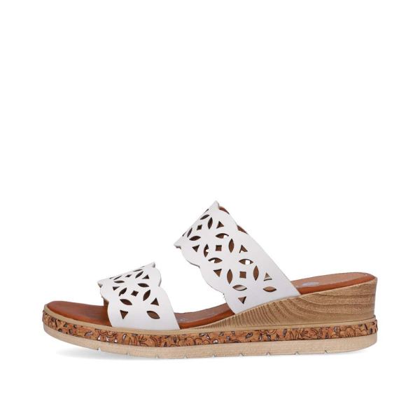 Remonte Women's sandals | Style D3065 Casual Mule - White | Free Delivery