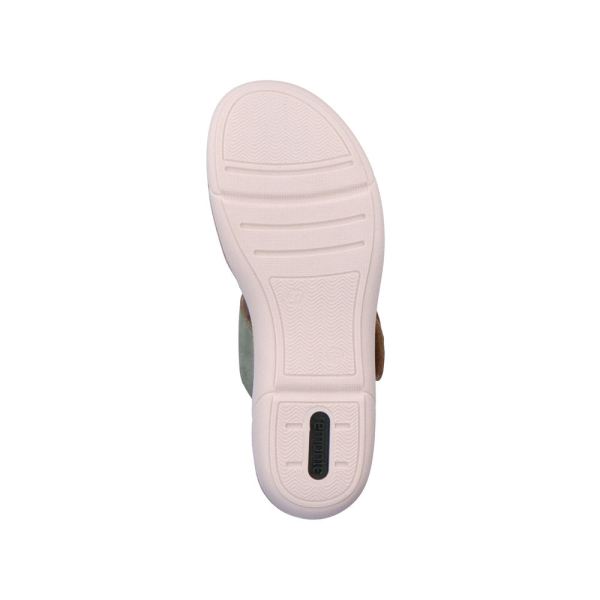 Remonte Women's sandals | Style R6858 Casual Mule - Green | Free Delivery