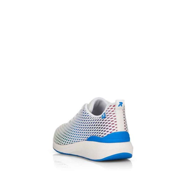 Rieker EVOLUTION Women's shoes | Style 40101 Athletic Lace-up - White Combination | Free Delivery