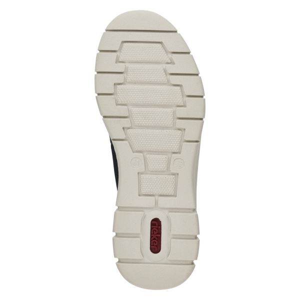 Rieker Men's shoes | Style B7796 Athletic Slip-on - Blue | Free Delivery