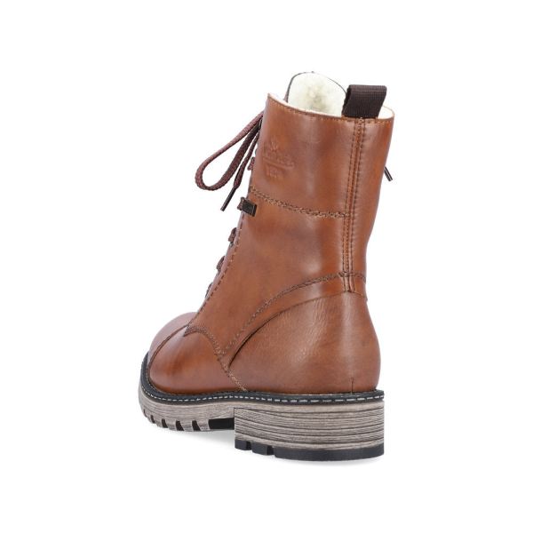 Rieker Leather Women's Mid height boots| Y6700 Mid-height Boots - Brown | Free Delivery