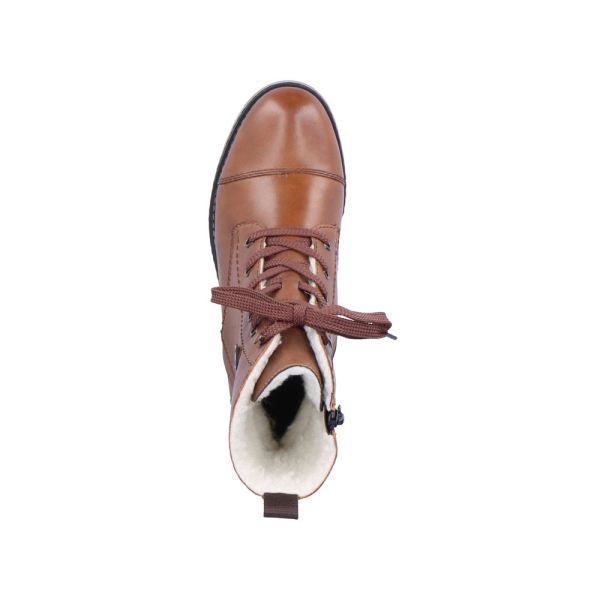 Rieker Leather Women's Mid height boots| Y6700 Mid-height Boots - Brown | Free Delivery
