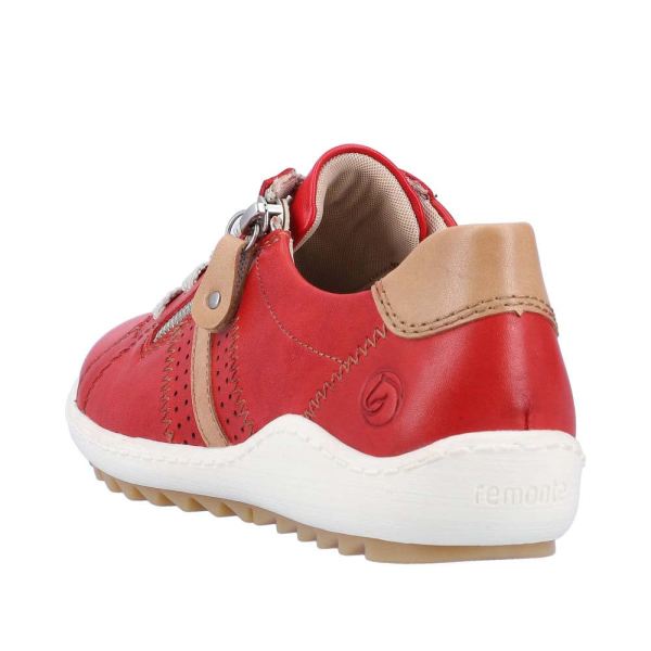 Remonte Women's shoes | Style R1432 Casual Lace-up with zip - Blue Combination | Free Delivery