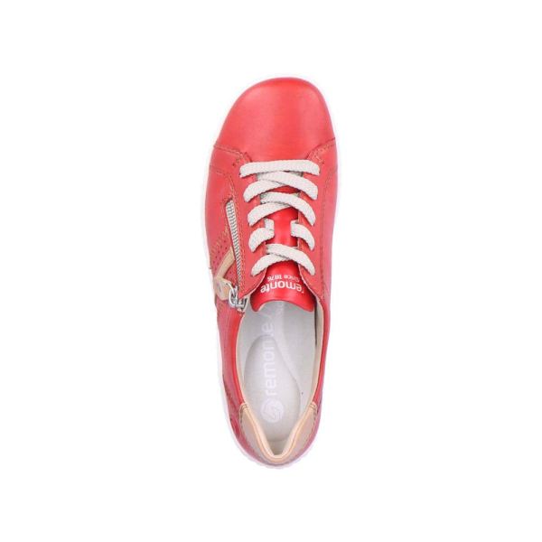 Remonte Women's shoes | Style R1432 Casual Lace-up with zip - Blue Combination | Free Delivery