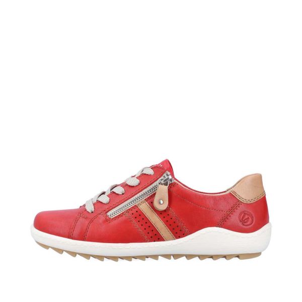 Remonte Women's shoes | Style R1432 Casual Lace-up with zip - Blue Combination | Free Delivery