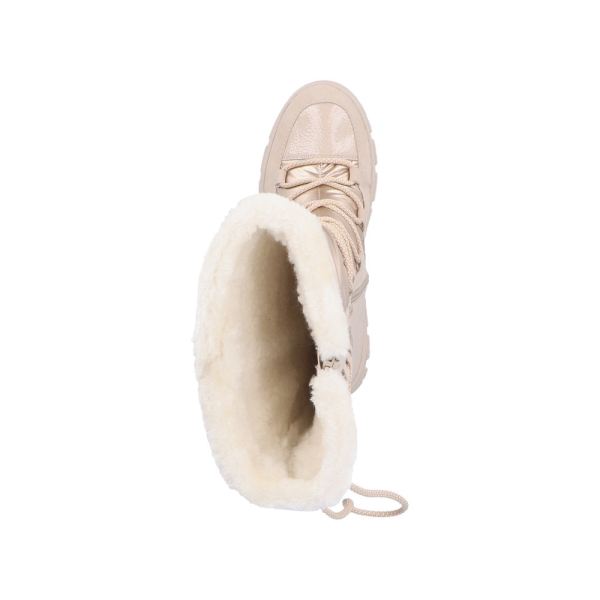 Rieker Synthetic Material Women's' Tall Boots. Z1083 Tall Boots. Fiber Grip - Beige | Free Delivery