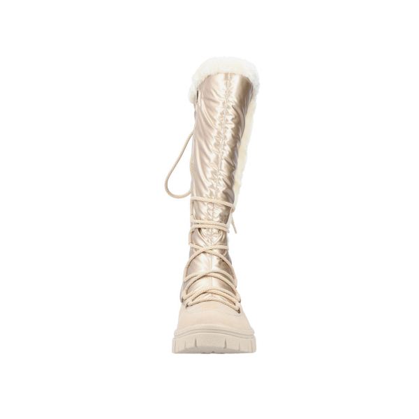 Rieker Synthetic Material Women's' Tall Boots. Z1083 Tall Boots. Fiber Grip - Beige | Free Delivery