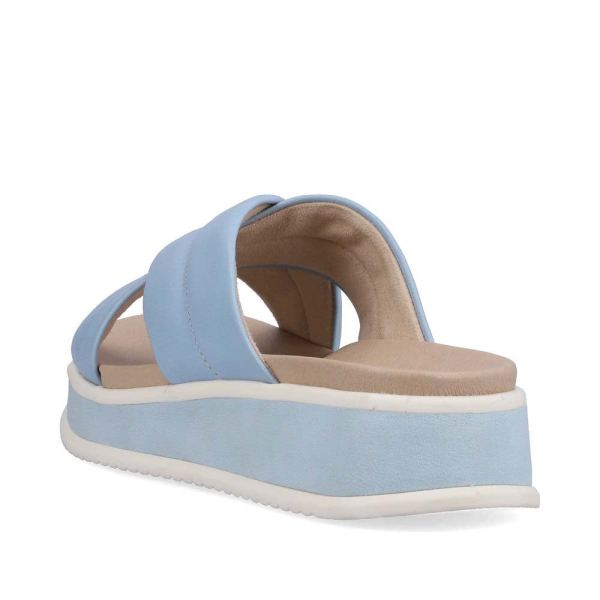 Rieker EVOLUTION Women's sandals | Style W0802 Casual Mule - Blue | Free Delivery
