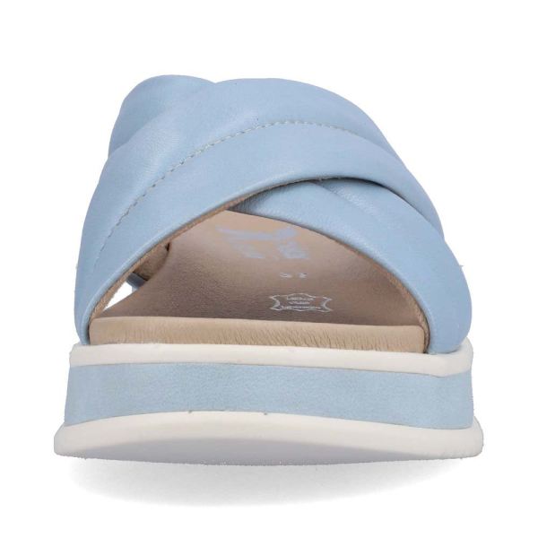 Rieker EVOLUTION Women's sandals | Style W0802 Casual Mule - Blue | Free Delivery