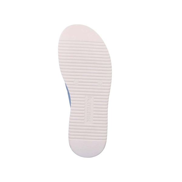 Rieker EVOLUTION Women's sandals | Style W0802 Casual Mule - Blue | Free Delivery