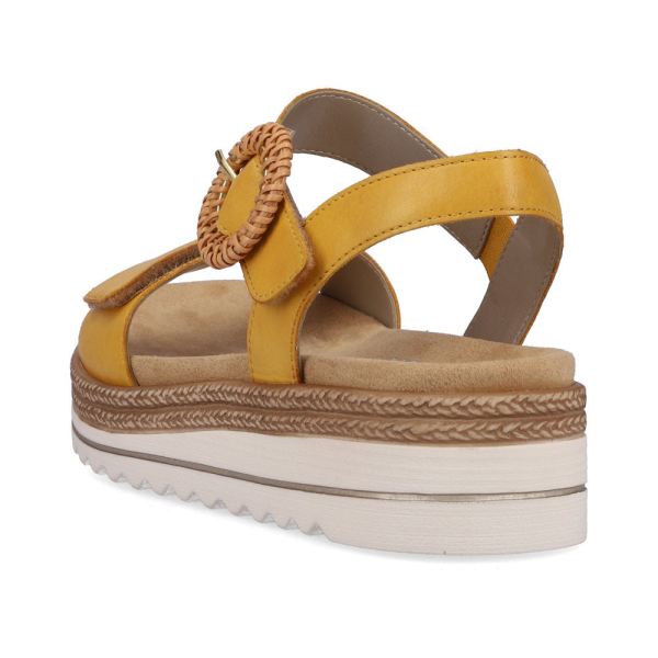 Remonte Women's sandals | Style D0Q52 Casual Sandal - Yellow | Free Delivery