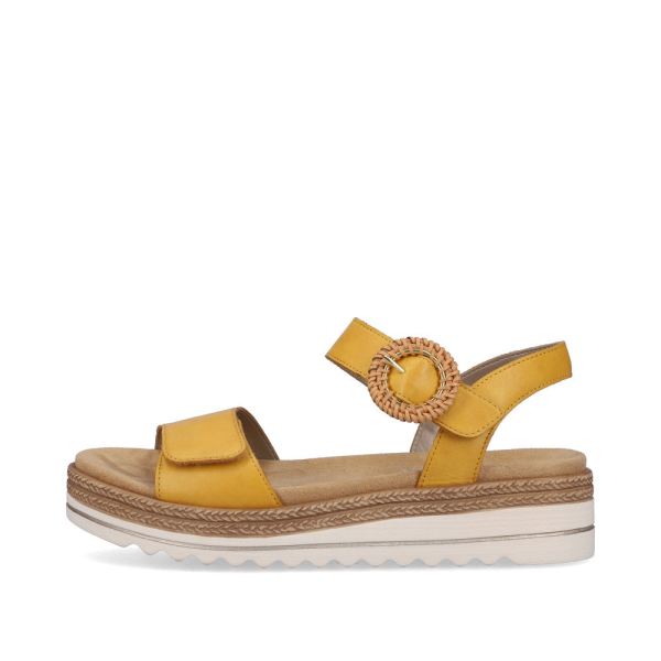 Remonte Women's sandals | Style D0Q52 Casual Sandal - Yellow | Free Delivery