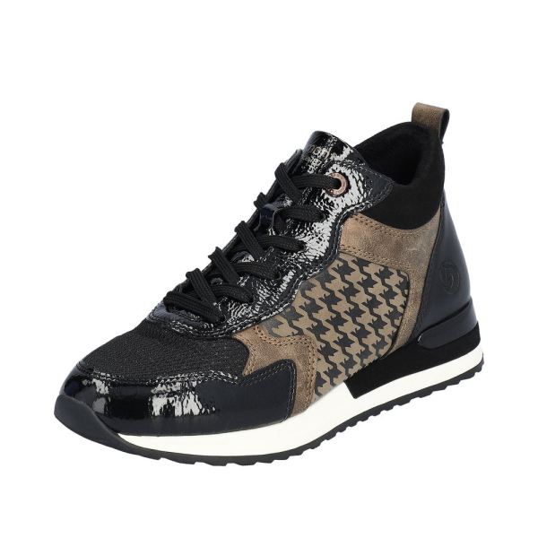 Remonte Synthetic Material Women's shoes | R2577 - Black Combination | Free Delivery