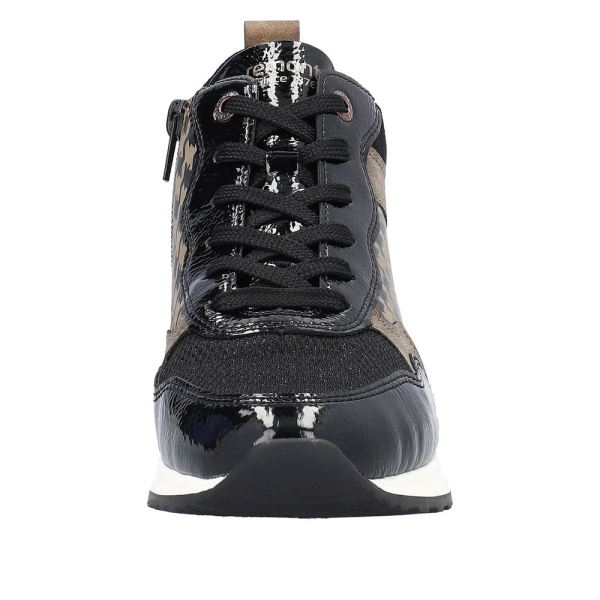 Remonte Synthetic Material Women's shoes | R2577 - Black Combination | Free Delivery