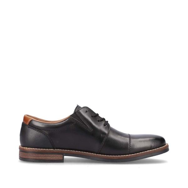 Rieker Men's shoes | Style 13506 Dress Lace-up - Black | Free Delivery