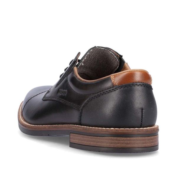 Rieker Men's shoes | Style 13506 Dress Lace-up - Black | Free Delivery