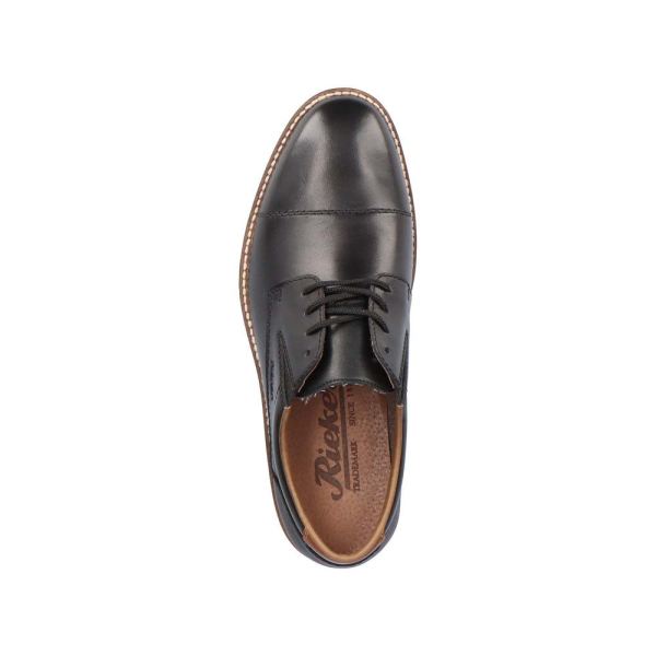 Rieker Men's shoes | Style 13506 Dress Lace-up - Black | Free Delivery