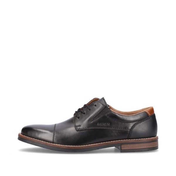 Rieker Men's shoes | Style 13506 Dress Lace-up - Black | Free Delivery