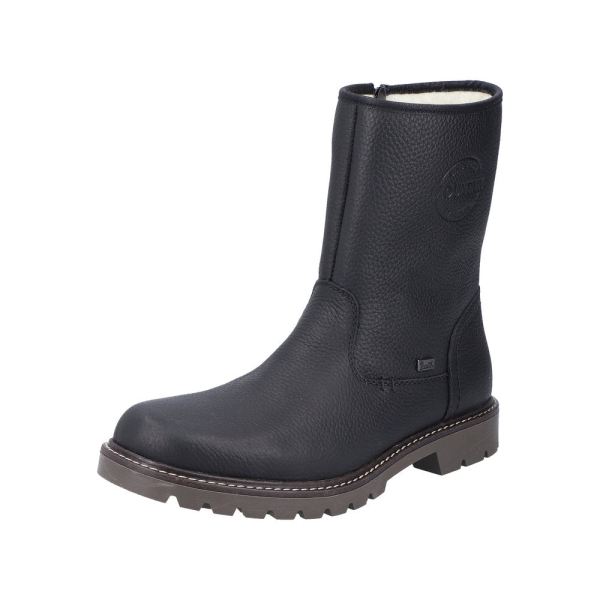 Rieker Leather Men's Boots | 39870-00 Ankle Boots Fiber Grip - Black | Free Delivery