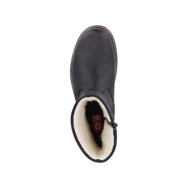 Rieker Leather Men's Boots | 39870-00 Ankle Boots Fiber Grip - Black | Free Delivery