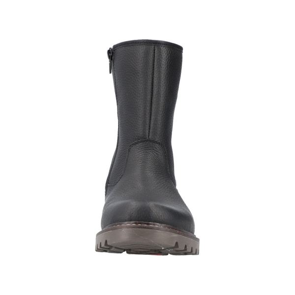 Rieker Leather Men's Boots | 39870-00 Ankle Boots Fiber Grip - Black | Free Delivery