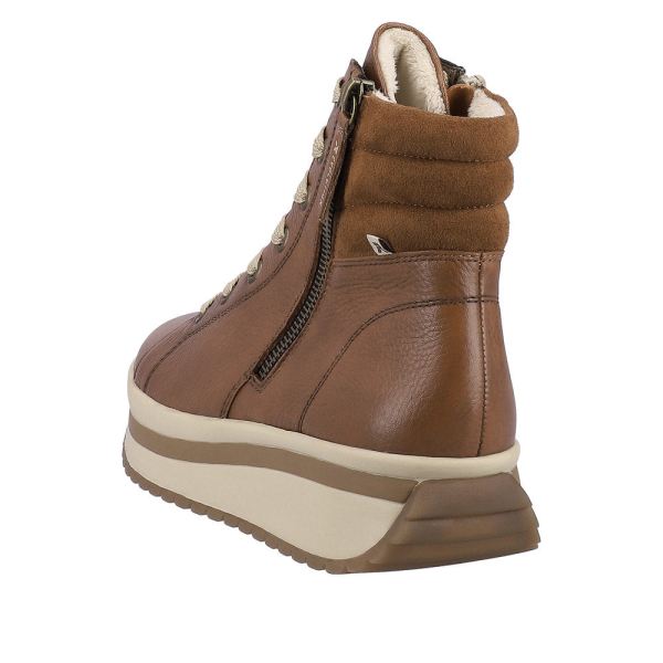 Rieker EVOLUTION Leather Women's mid height boots | W0962 Mid-height Boots - Brown | Free Delivery