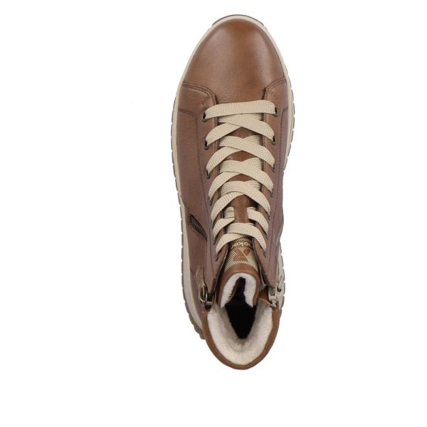 Rieker EVOLUTION Leather Women's mid height boots | W0962 Mid-height Boots - Brown | Free Delivery