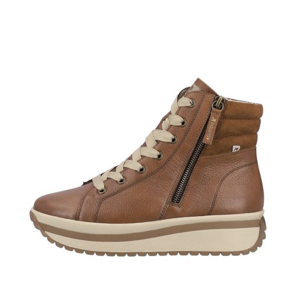 Rieker EVOLUTION Leather Women's mid height boots | W0962 Mid-height Boots - Brown | Free Delivery