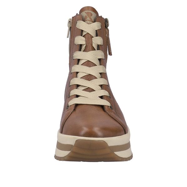 Rieker EVOLUTION Leather Women's mid height boots | W0962 Mid-height Boots - Brown | Free Delivery