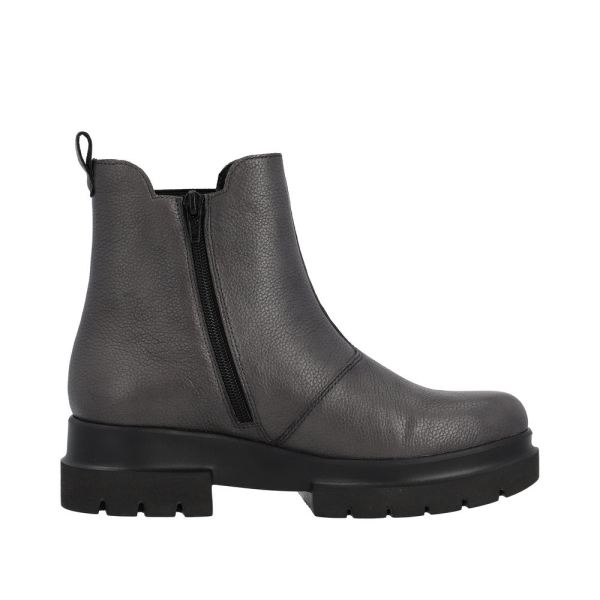 Remonte Leather Women's mid height boots| D8984 Mid-height Boots - Grey | Free Delivery