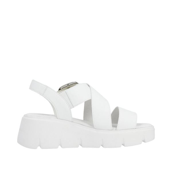 Rieker EVOLUTION Women's sandals | Style W1550 Casual Sandal - White | Free Delivery