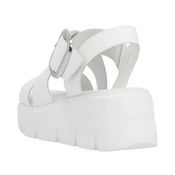 Rieker EVOLUTION Women's sandals | Style W1550 Casual Sandal - White | Free Delivery