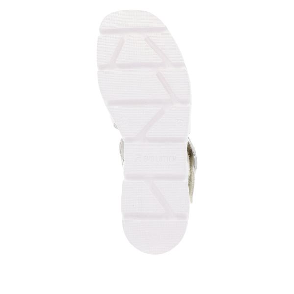Rieker EVOLUTION Women's sandals | Style W1550 Casual Sandal - White | Free Delivery