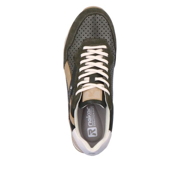 Rieker EVOLUTION Men's shoes | Style U0302 Athletic Lace-up - Black | Free Delivery
