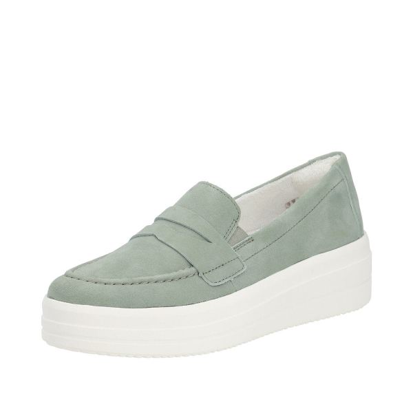 Remonte Women's shoes | Style D1C05 Dress Slip-on - Green | Free Delivery