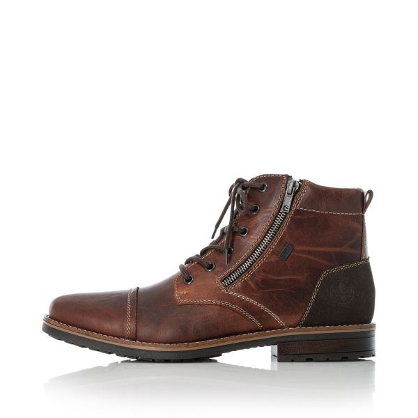 Rieker Men's Boots | 33200 Water Repellent Casual Boots - Brown | Free Delivery