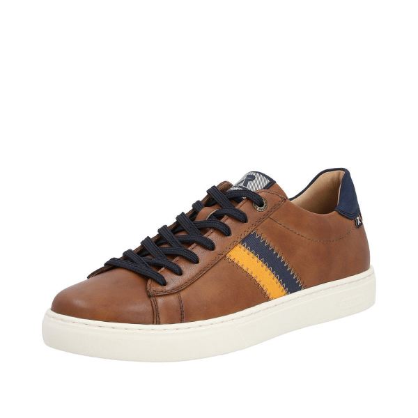 Rieker EVOLUTION Men's shoes | Style U0705 Athletic Lace-up - Brown | Free Delivery