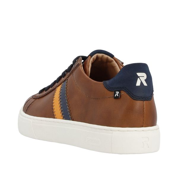 Rieker EVOLUTION Men's shoes | Style U0705 Athletic Lace-up - Brown | Free Delivery