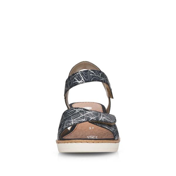 Remonte Women's sandals | Style R6252 Dress Sandal - Blue Combination | Free Delivery