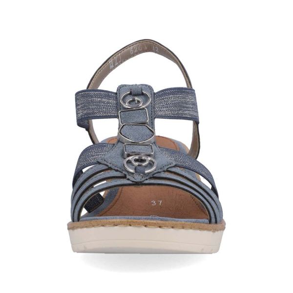 Remonte Women's sandals | Style R6264 Dress Sandal - Blue Combination | Free Delivery