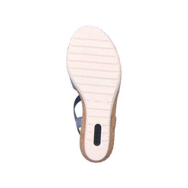 Remonte Women's sandals | Style R6264 Dress Sandal - Blue Combination | Free Delivery