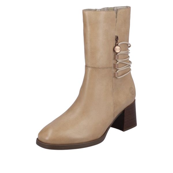 Remonte Leather Women's mid height boots| D0V71 Mid-height Boots - Brown | Free Delivery