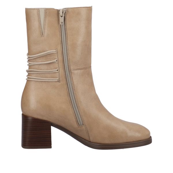 Remonte Leather Women's mid height boots| D0V71 Mid-height Boots - Brown | Free Delivery