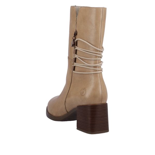 Remonte Leather Women's mid height boots| D0V71 Mid-height Boots - Brown | Free Delivery