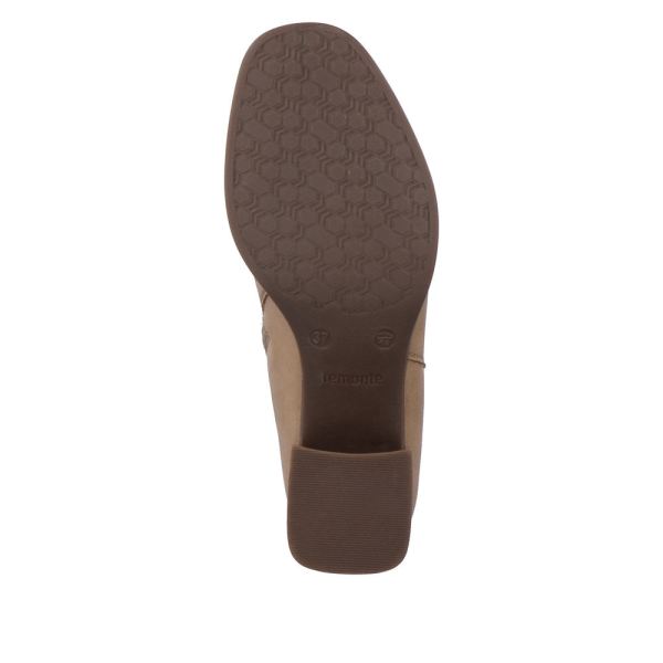 Remonte Leather Women's mid height boots| D0V71 Mid-height Boots - Brown | Free Delivery