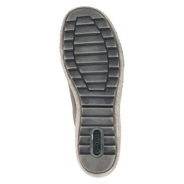 Remonte Women's shoes | Style R1402 Casual Lace-up with zip - Grey | Free Delivery