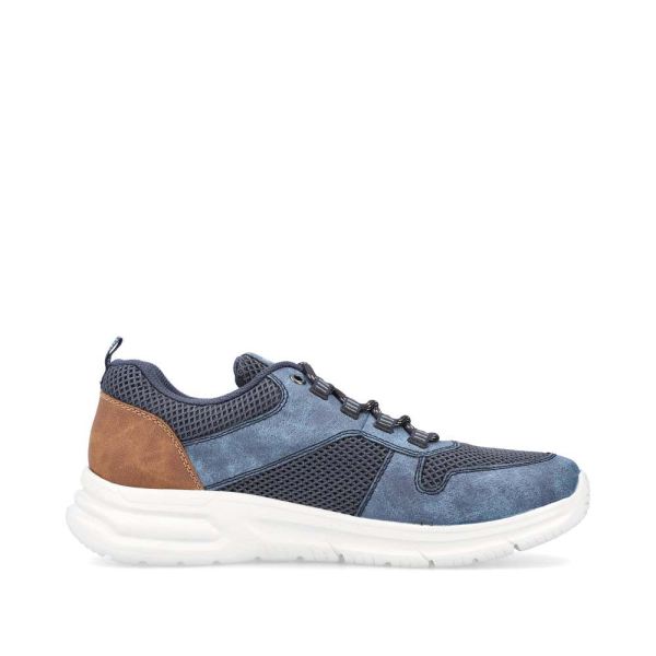 Rieker Men's shoes | Style B7302 Athletic Lace-up - Blue | Free Delivery