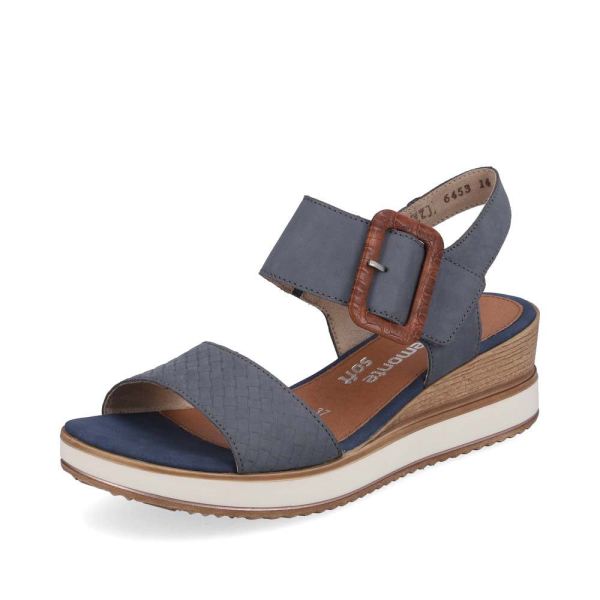 Remonte Women's sandals | Style D6453 Dress Sandal - Blue | Free Delivery