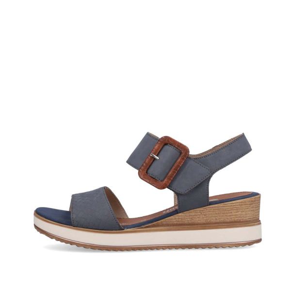 Remonte Women's sandals | Style D6453 Dress Sandal - Blue | Free Delivery