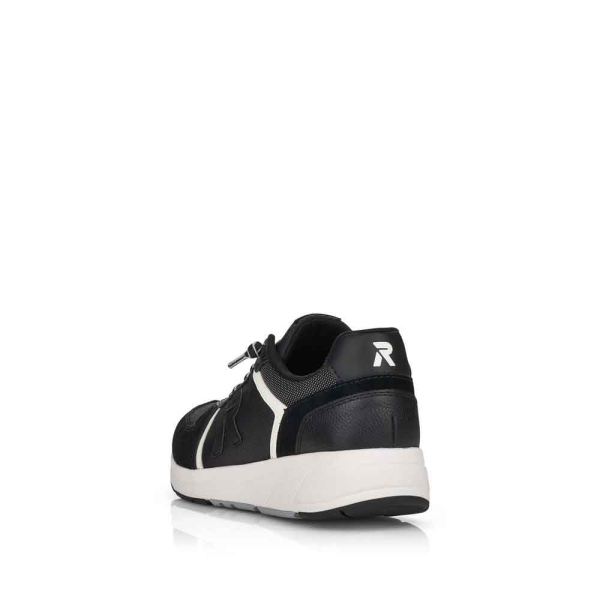 Rieker EVOLUTION Men's shoes | Style 07001 Athletic Lace-up - Black | Free Delivery